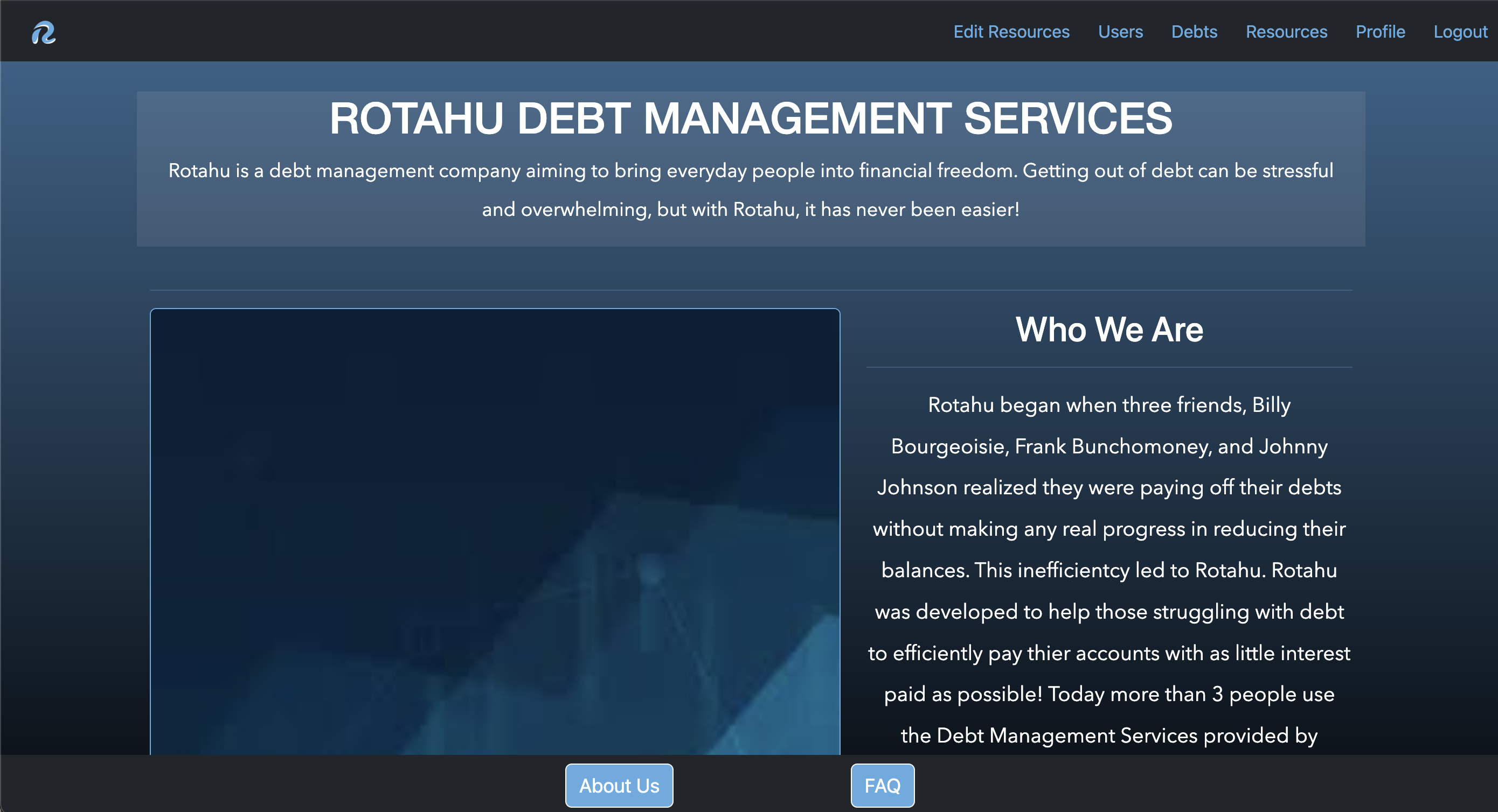 Rotahu project screenshot